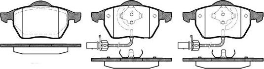 Brake Engineering PA1959 - Brake Pad Set, disc brake car-mod.net
