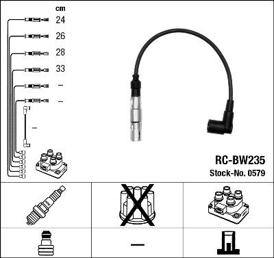NGK 0579 - Ignition Cable Kit car-mod.net