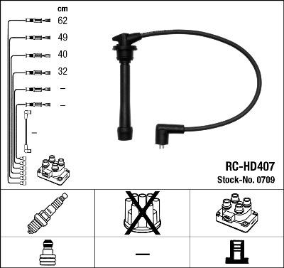 NGK 0709 - Ignition Cable Kit car-mod.net