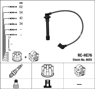 NGK 8655 - Ignition Cable Kit car-mod.net