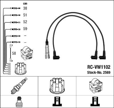 NGK 2569 - Ignition Cable Kit car-mod.net