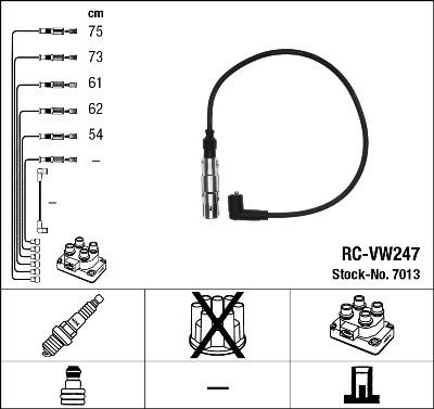 NGK 7013 - Ignition Cable Kit car-mod.net