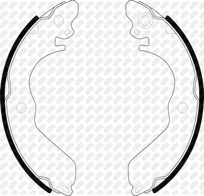 NiBK FN6712 - Drum Brake Shoe Set car-mod.net