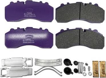 NiBK PN0908 - Brake Pad Set, disc brake car-mod.net