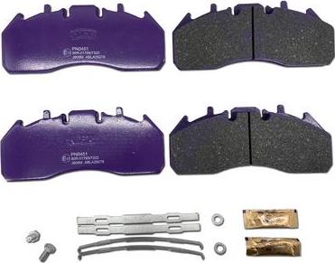 NiBK PN0451 - Brake Pad Set, disc brake car-mod.net