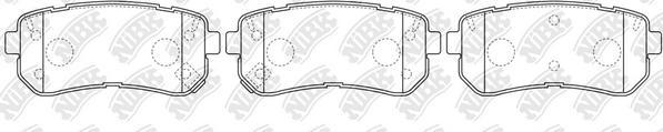 NiBK PN0436S - High Performance Brake Pad Set car-mod.net