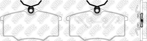 NiBK PN0830 - Brake Pad Set, disc brake car-mod.net