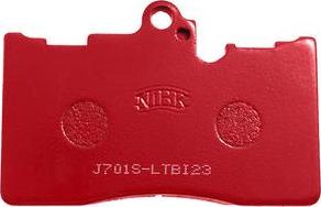 NiBK PN1547S - High Performance Brake Pad Set car-mod.net