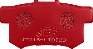 NiBK PN8397S - High Performance Brake Pad Set car-mod.net