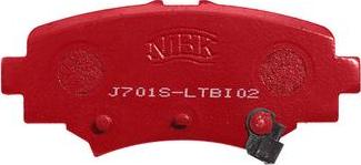 NiBK PN25004S - High Performance Brake Pad Set car-mod.net
