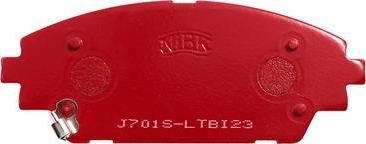 NiBK PN25005S - High Performance Brake Pad Set car-mod.net