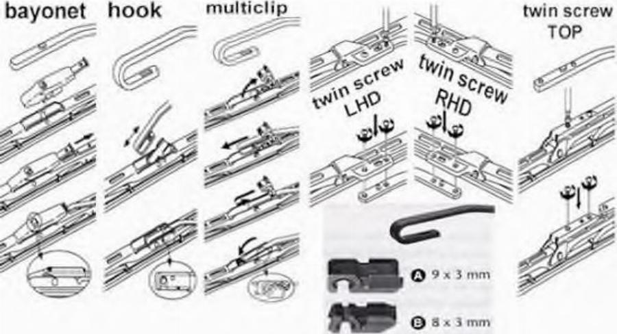 Nipparts DMC-045 - Wiper Blade car-mod.net