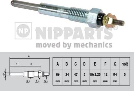 Nipparts J5719000 - Glow Plug car-mod.net