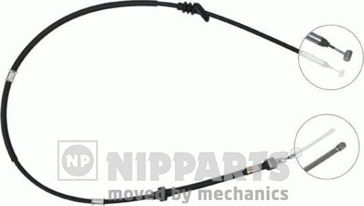 Nipparts J13988 - Cable, parking brake car-mod.net