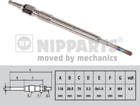 Nipparts N5715018 - Glow Plug car-mod.net