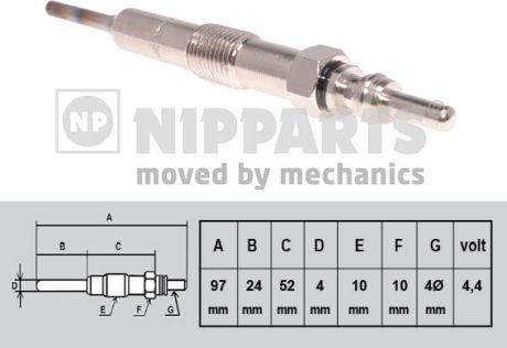 Nipparts N5711035 - Glow Plug car-mod.net