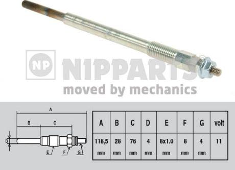Nipparts N5713014 - Glow Plug car-mod.net