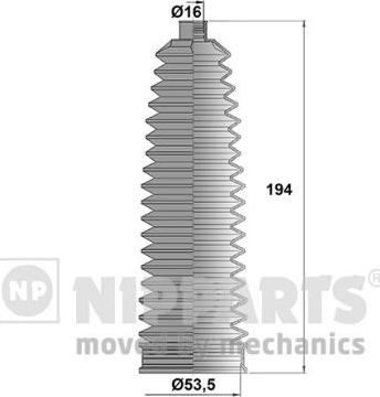Nipparts N2840911 - Bellow Set, steering car-mod.net