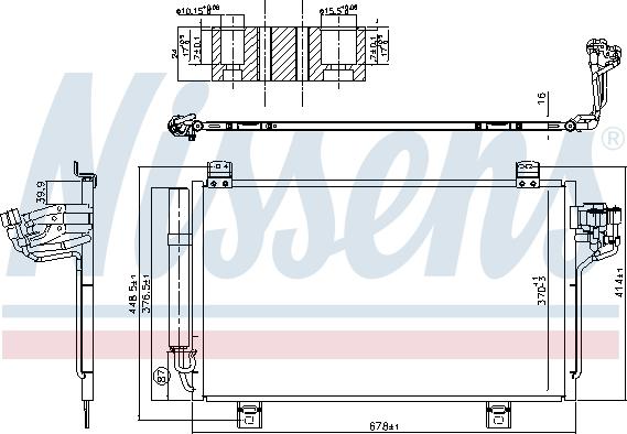 Nissens 940723 - Condenser, air conditioning car-mod.net