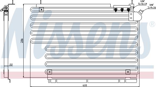 Nissens 94165 - Condenser, air conditioning car-mod.net