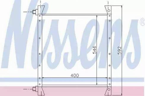 Nissens 94334 - Condenser, air conditioning car-mod.net