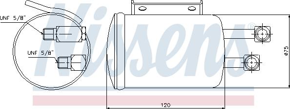 Nissens 95106 - Dryer, air conditioning car-mod.net