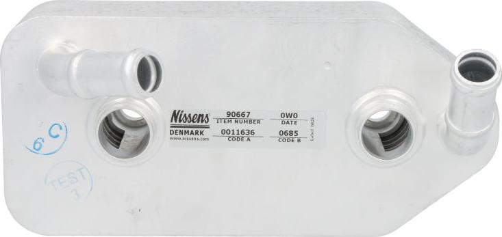 Nissens 90667 - Oil Cooler, automatic transmission car-mod.net