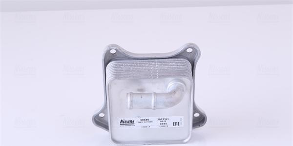 Nissens 90680 - Oil Cooler, engine oil car-mod.net