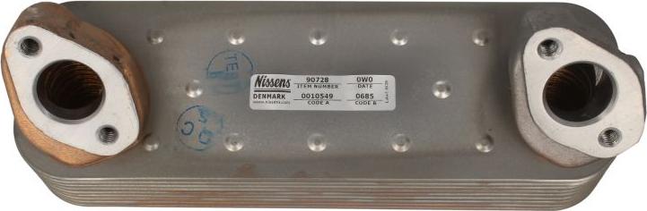 Nissens 90728 - Oil Cooler, engine oil car-mod.net