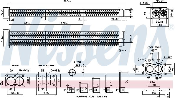 NISSENS 989459 - Cooler, exhaust gas recirculation car-mod.net