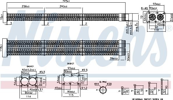 NISSENS 989566 - Cooler, exhaust gas recirculation car-mod.net