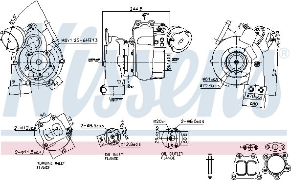 NISSENS 93601 - Charger, charging system car-mod.net
