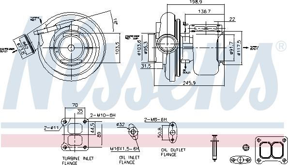 NISSENS 93301 - Charger, charging system car-mod.net