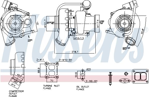 NISSENS 93734 - Charger, charging system car-mod.net