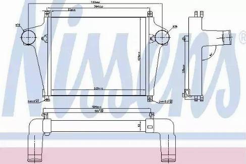 Nissens 97095 - Intercooler, charger car-mod.net