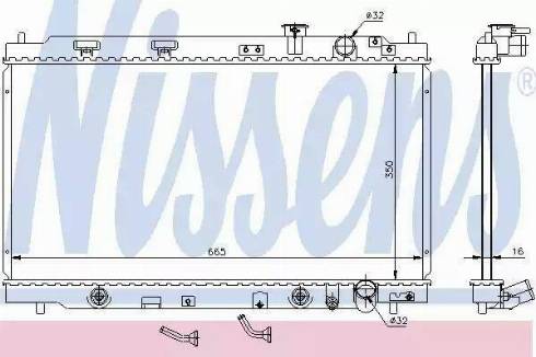 Nissens 64094 - Radiator, engine cooling car-mod.net
