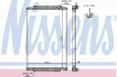 Nissens 63329 - Radiator, engine cooling car-mod.net