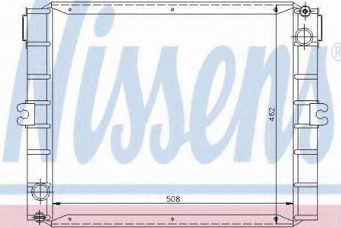 Nissens 62295 - Radiator, engine cooling car-mod.net