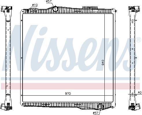 Nissens 67291 - Radiator, engine cooling car-mod.net