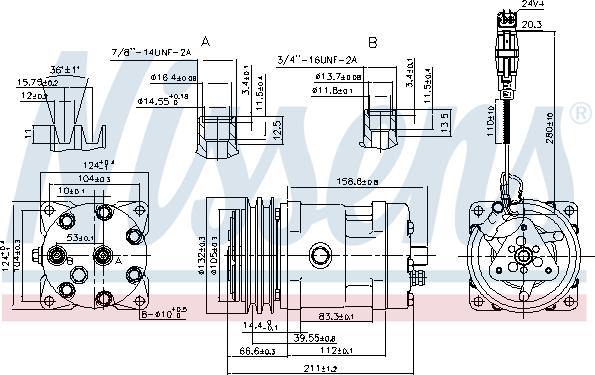 NISSENS 89472 - Compressor, air conditioning car-mod.net