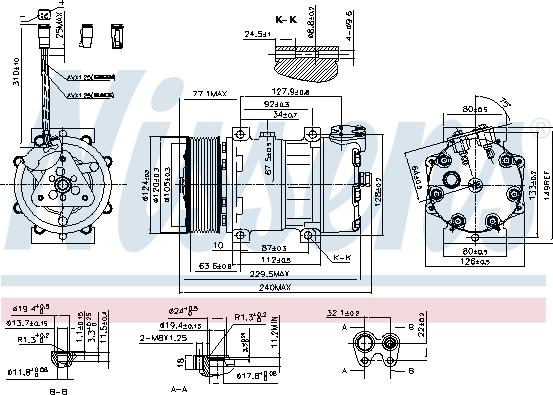 NISSENS 890022 - Compressor, air conditioning car-mod.net