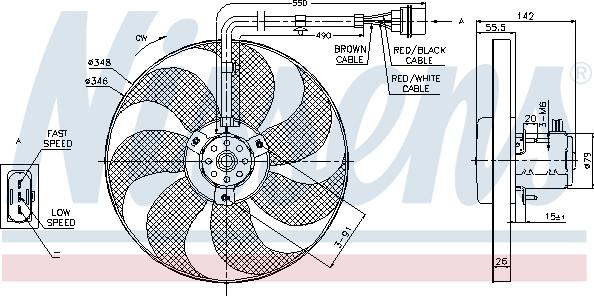 Nissens 85683 - Fan, radiator car-mod.net
