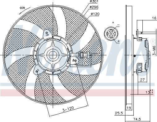 NISSENS 85800 - Fan, radiator car-mod.net