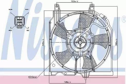 CARRO 018306440 - Fan, radiator car-mod.net