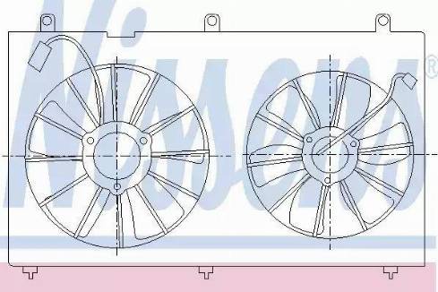Nissens 85270 - Fan, radiator car-mod.net