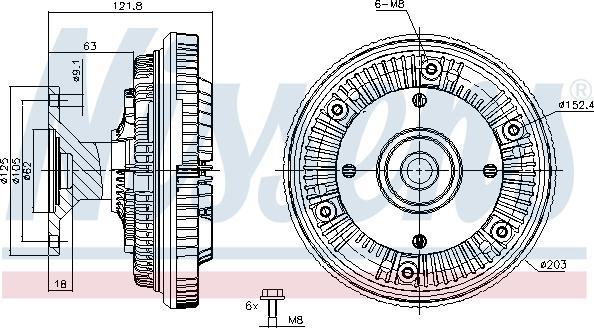 Nissens 86160 - Fan, radiator car-mod.net