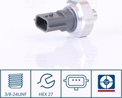 Nissens 301038 - Pressure Switch, air conditioning car-mod.net