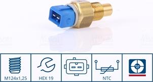 Nissens 207049 - Coolant temperature Sensor car-mod.net