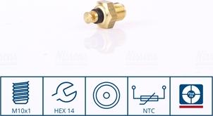 Nissens 207044 - Coolant temperature Sensor car-mod.net