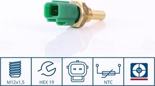 Nissens 207056 - Coolant temperature Sensor car-mod.net